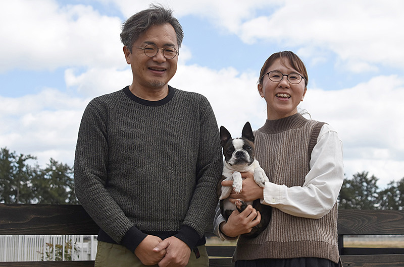 滋賀県高島市M様と愛犬のタイガーちゃん